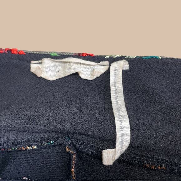 Urban Outfitters UO Embroidered Ponte Straight Neck Mini Dress XS - Picture 9 of 13